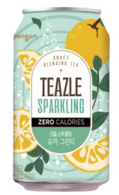 WOONGJIN TEAZLE ZERO CALORIES SPARKLING (CITRON&GREEN TEA) 340ML