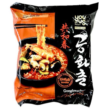 GSR GONGHWACHUN JJAMBBONG (SPICY SEAFOOD NOODLE-PACK) 120G - Image 2