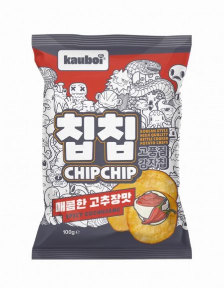 KAUBOI CHIP CHIP SPICY GOCHUJANG FLAVOUR 100G