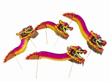 NEW YR PAPER DRAGON PUPPET CNY (M)