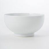 CD WHITE PORCELAIN SOUP BOWL 10″