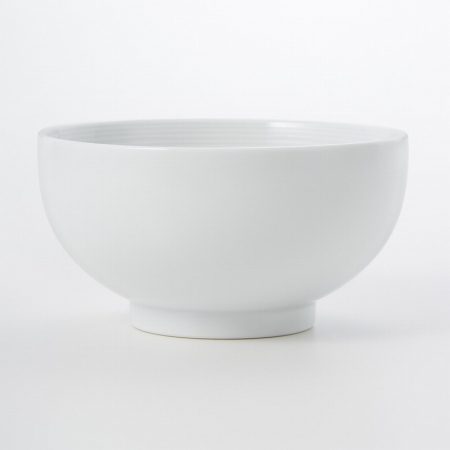 CD WHITE PORCELAIN SOUP BOWL 10"