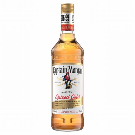 CAPTAIN MORGAN ORIGINAL SPICED GOLD 35% ALC 70CL £16.99