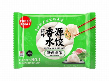 FRESHASIA DUMPLING - PORK & CHIVE 400G