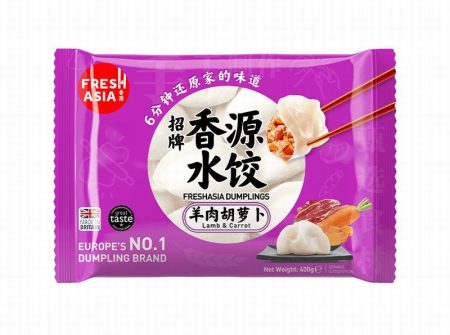 FRESHASIA DUMPLING - LAMB & CARROT  400G