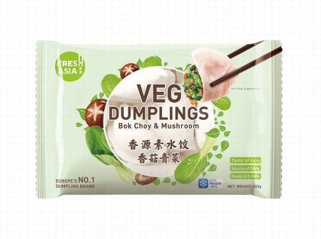 FRESHASIA VEG DUMPLING - BOK CHOY & MUSHROOM 450G