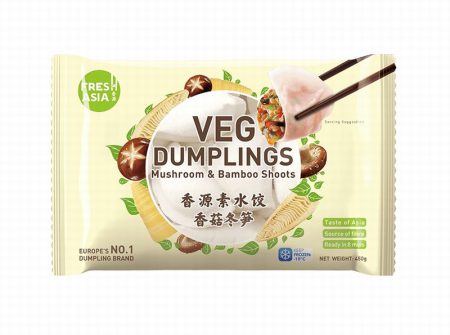 FRESHASIA VEG DUMPLING - MUSHROOM & BAMBOO SHOOT 450G