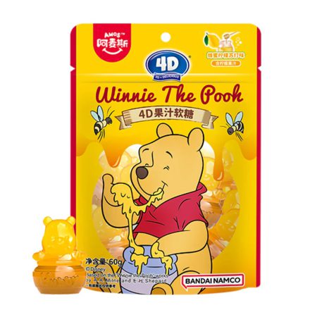 AMOS WINNIE THE POOH GUMMY (HONEY LEMON SODA) 60G
