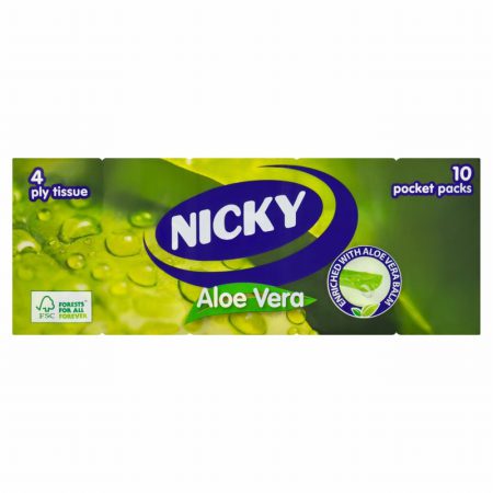 NICKY ALOE VERA POCKET TISSUE 1 PACK
