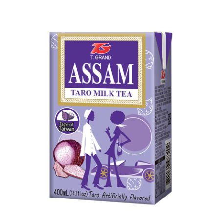 T.GRAND ASSAM TARO MILK TEA 400ML