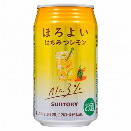 SUNTORY HOROYOI (CHU- HI)  HONEY LEMON 3%ALC 350ML
