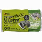 K – EATS CRISPY SEAWEED SNACK ( OLIVE OIL ) 3X4G