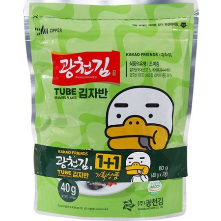 KWANG CHEON KIM KAKAO FRIENDS ROASTED & SEASONED LAVER  (2X40G)