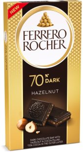 FERRERO DARK 70% HAZELNUT TABLET 90G