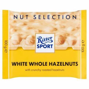 RITTER SPORT WHITE HAZELNUT 100G