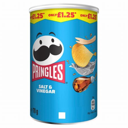 PRINGLES SALT VINEGAR 70G £1.25