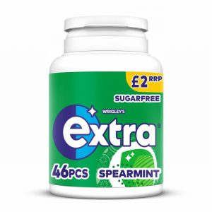 EXTRA SUGAR FREE SPEARMINT BTL 46PCS 64G £2.50