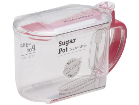 YK 650ML SUGAR POT - PINK (160X89X95MM)