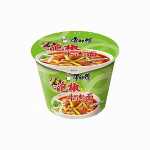 KSF MASTER KON PICKLED PEPPER BEEF BOWL 110G