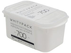 YK 700ML PLASTIC CONTAINER – WHITE (164X92X79MM)