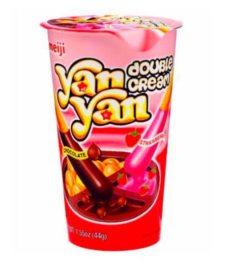 MEIJI YAN YAN DOUBLE CREAM (DIP) BISCUIT STICK 44G