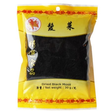 GOLDEN LILY FIRST GRADE DRIED BLACK SEA MOSS 30G