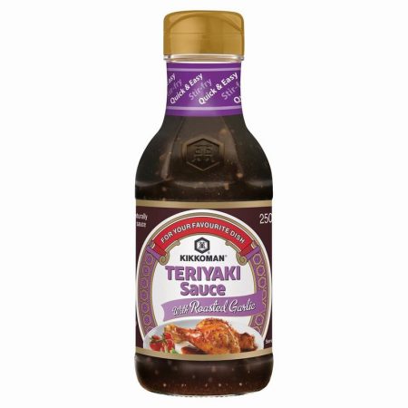 KIKKOMAN TERIYAKI ROAST GARLIC 250ML