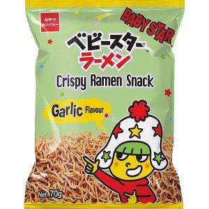 BABY STAR CRISPY RAMEN SNACK – GARLIC 70G