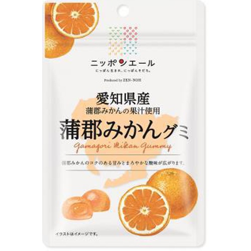 ZENNOH AICHI GAMAGORI MANDARIN GUMMY 40G