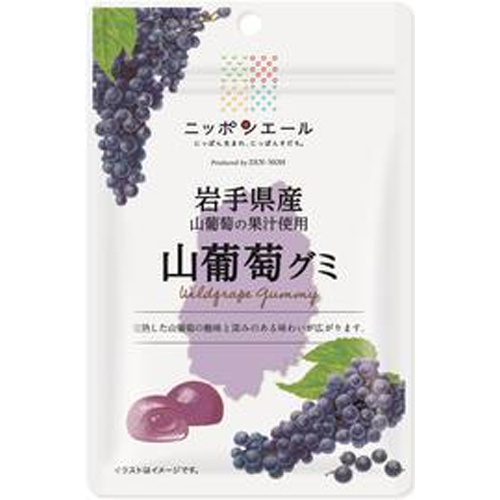 ZENNOH IWATE MOUNTAIN GRAPE GUMMY 40G