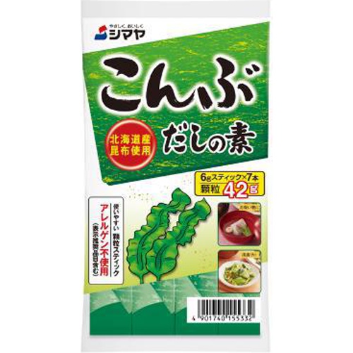 SHIMAYA KOMBU DASHI STOCK 6G X 7SACHETS 42G