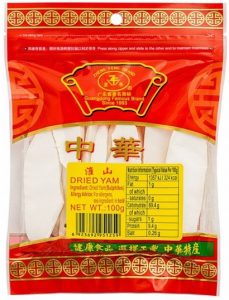 ZF DRIED YAM 100G