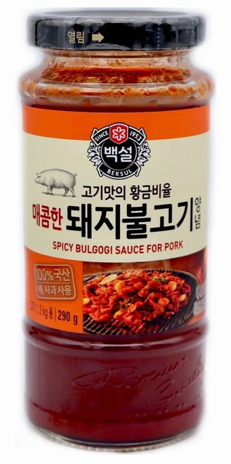 CJ BEKSUL SPICY BULGOGI SAUCE FOR PORK 290G