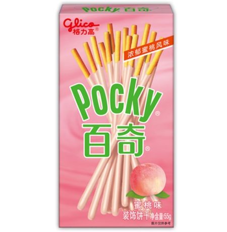 GLICO POCKY - PEACH FLAVOUR 55G