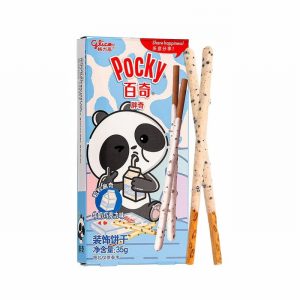 GLICO ANIMAL POCKY-MILK & CHOCOLATE 35G