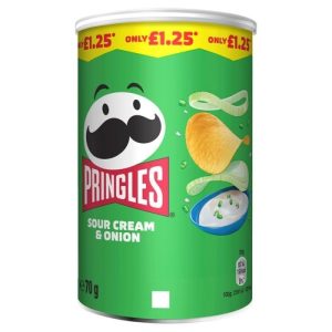 PRINGLES SOUR CREAM £1.25 70G