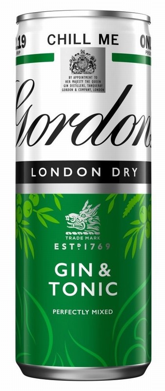 GORDON’S GIN TONIC 250ML £2.19