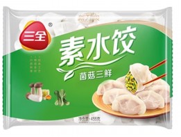 SQ MUSHROOM & VEGETABLE THREE-FRESH DELICACIES DUMPLING 500G