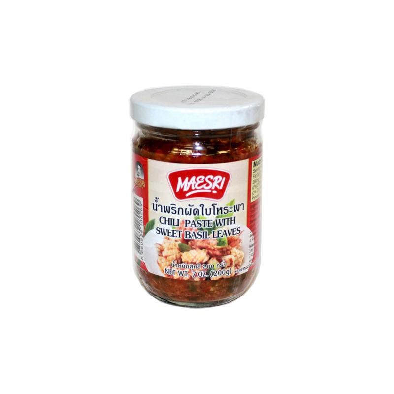 MAE SRI CHILLI PASTE & SWEET BASIL 200G