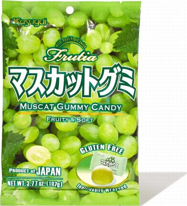 KASUGAI FRUTIA GUMMY CANDY – MUSCAT GRAPE 107G