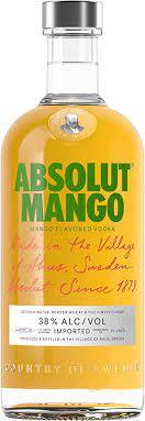 ABSOLUT MANGO VODKA 38%ALC 70CL