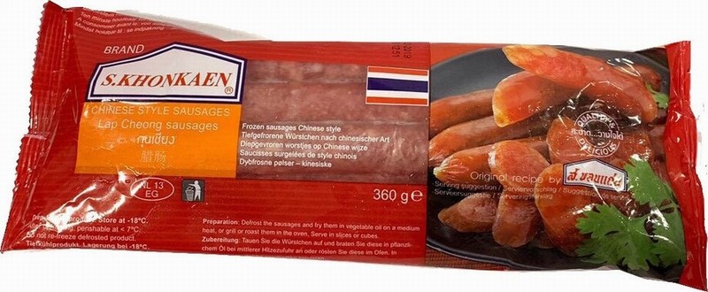 S.KHONKAEN CHINESE SAUSAGE – LAP CHEONG 360G