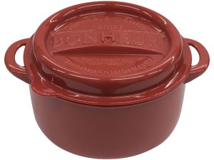 YK BONHEUR 550ML PLASTIC CONTAINER – RED (148X121X77MM)