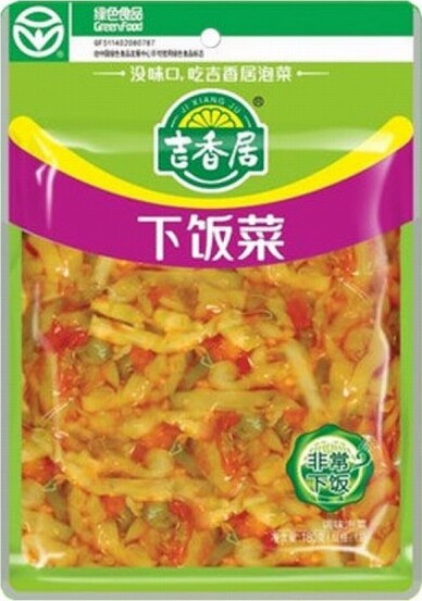 JXJ PRESERVED VEGETABLE GO WITH MEAL 106G