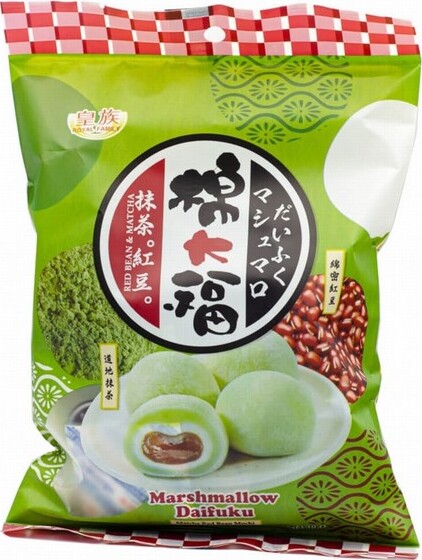 ROYAL FAMILY MARSHMALLOWS DAIFUKU (MATCHA & RED BEAN) 120G