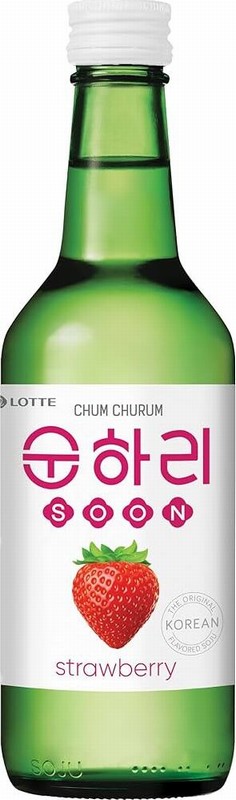 LOTTE CHUM CHURUM STRAWBERRY SOJU 350ML