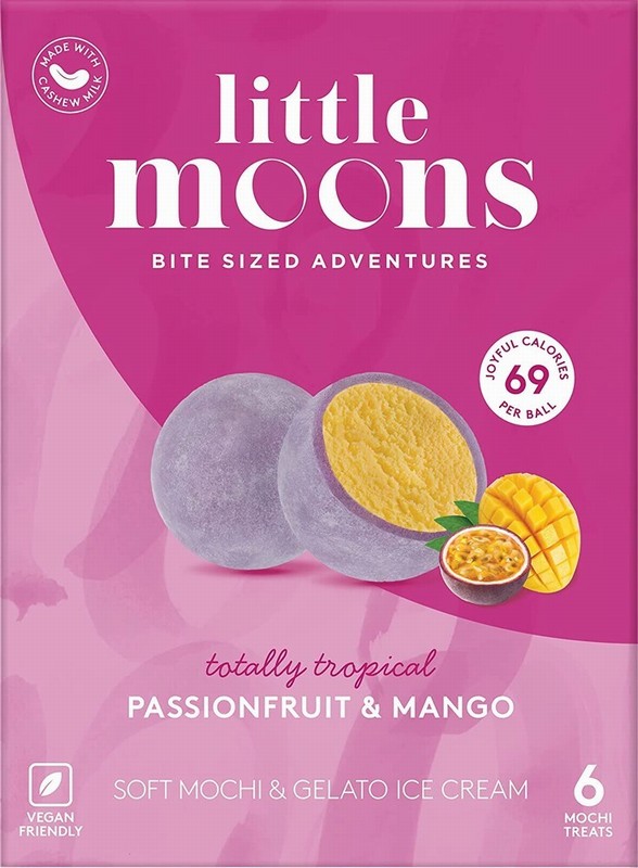 LITTLE MOONS PASSION FRUITS & MANGO MOCHI I/CREAM 6X32G