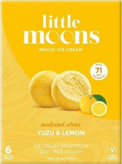 LITTLE MOONS YUZU LEMON MOCHI I/CREAM 6X32G