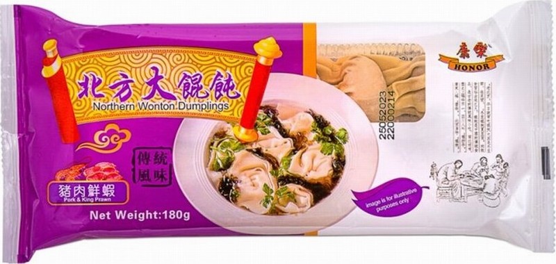 HONOR WONTON – PORK & PRAWN 180G