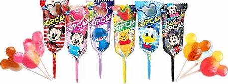 GLICO POPCAN DISNEY CHARACTER LOLLIPOP 10.5G